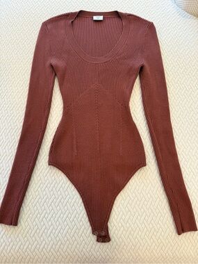 Abercrombie ribbed bodysuit